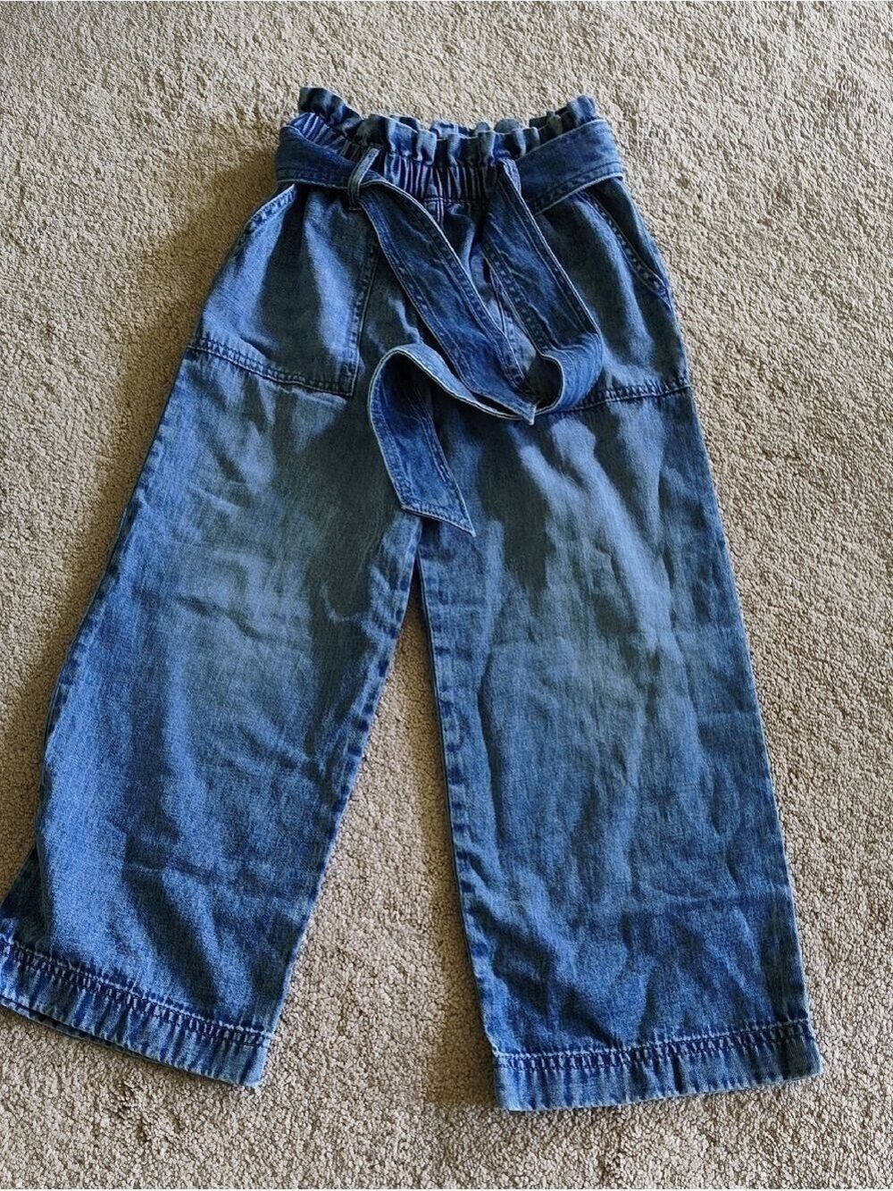 Crewcuts Elastic-Waist Denim Shorts - Blue